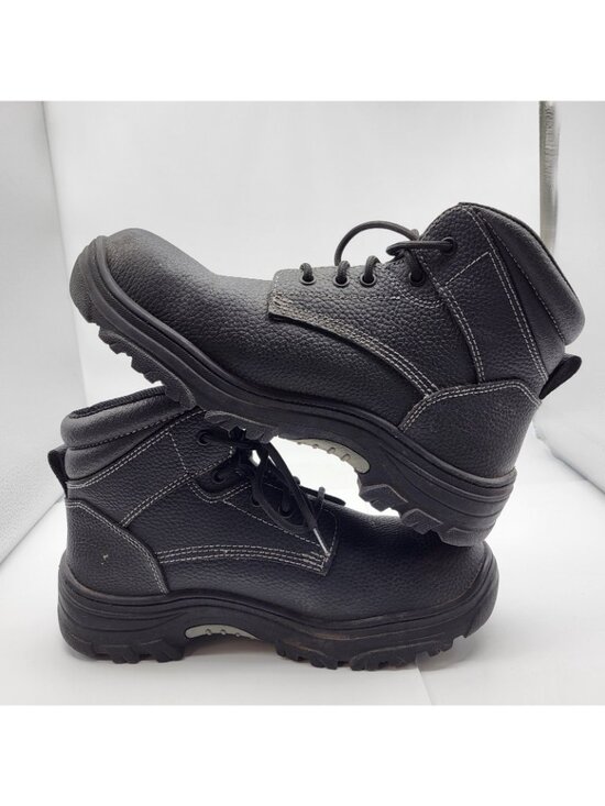 Skechers Mens 77143 Burgin Tarlac Steel Toe Industrial Leather Work Boot Sz 10 main image 4